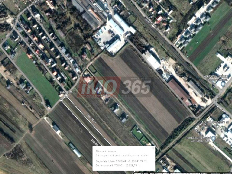Teren 7500mp Stefanesti - 23mp deschidere