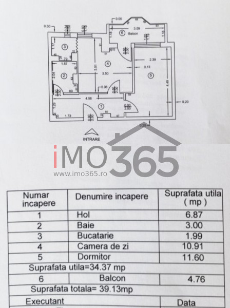 Ap.2 cam Decomandat Gavana 3 CT+AC+mobilat clasic