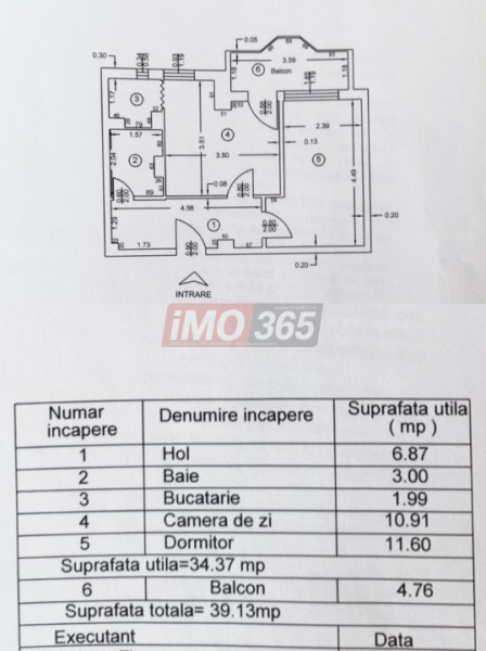 Ap.2 cam Decomandat Gavana 3 CT+AC+mobilat clasic