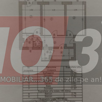 Apartament 3 Camere Spitalul Militar | Decomandat | 60mp util | 64 mp total