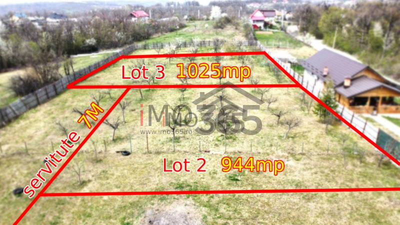 Teren Lupueni - Babana - intravilan 1025mp