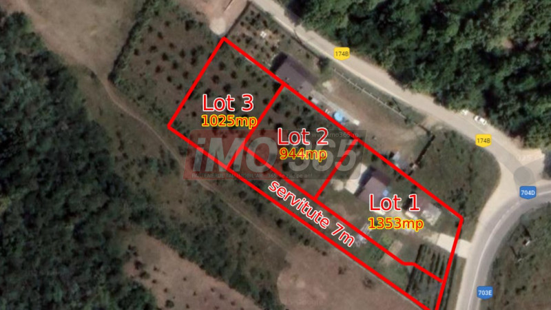 Teren Lupueni - Babana - intravilan 1025mp