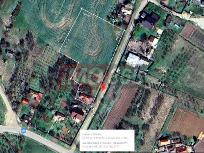 Casa demolabila si teren 3758mp intravilan Rociu Gliganu