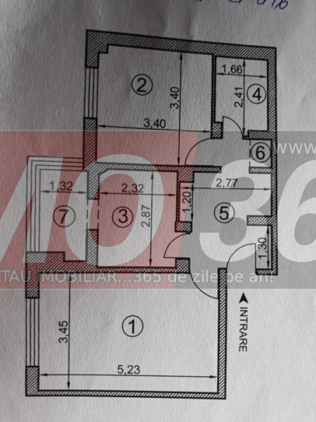 Apartament 2 camere Smirdan | Craiovei | Centrala | Termopan | Parchet