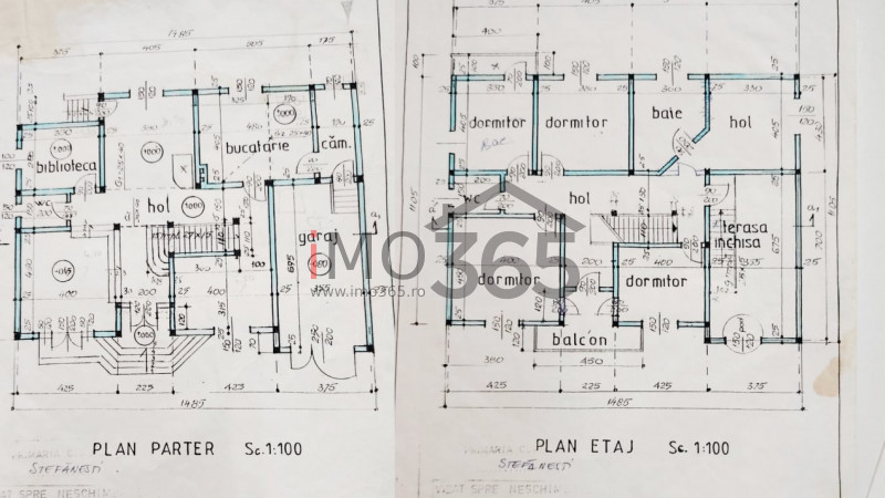 Casa P+1 cu teren 1424 Stefanesti la 1Km de Podul Viilor