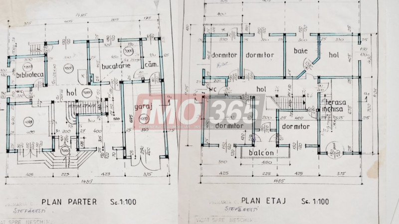 Casa P+1 cu teren 1424 Stefanesti la 1Km de Podul Viilor