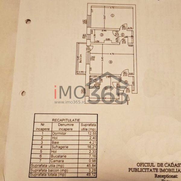 Ap.2 camere Marasesti Et.3 renovat 2026