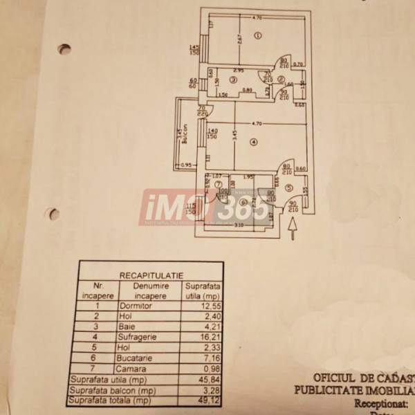Ap.2 camere Marasesti Et.3 renovat 2026