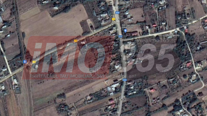 Teren Parvu Rosu | intravilan 4335 | deschidere 35m
